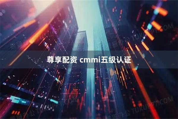 尊享配资 cmmi五级认证